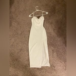 white windsor dress